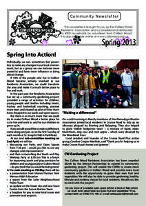  	  
   This newsletter is brought to you by the Colliers Wood Residents’ Association and is compiled and distributed