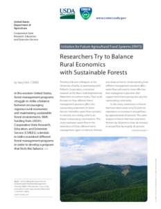 [PDF] Researchers Try to Balance Rural Economies with Sustainable Forests