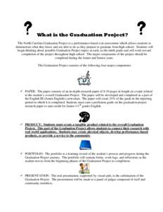 What is the Graduation Project