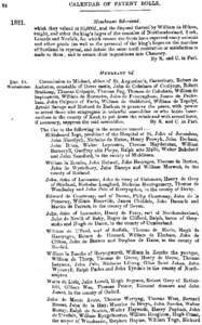 CALENDAR OF PATENT  84