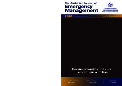 The Australian Journal of  Emergency Management ‘safer sustainable communities’