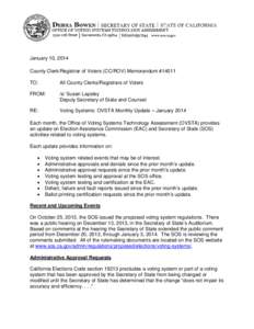 Electronic voting / Government / Election Assistance Commission / Election Systems & Software / Hart InterCivic / Approval voting / Voluntary Voting System Guidelines / Certification of voting machines / Politics / Election technology / Technology