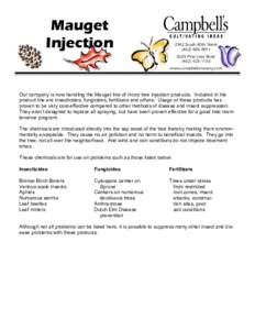 Mauget Injection 2342 South 40th Street[removed]5625 Pine Lake Road