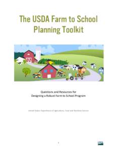 Questions and Resources for Designing a Robust Farm to School Program