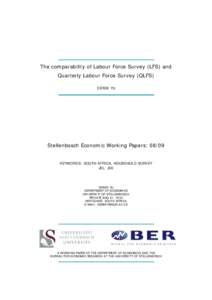 The comparability of Census 1996, Census 2001 and Community Survey 2007