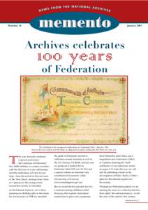 Number 16  January 2001 Archives celebrates