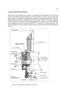 Spacecraft Thermal Design. The purpose of the thermal control design is to maintain all of the elements of the spacecraft system within their temperature limits for all mission phases. From this viewpoint, the IU