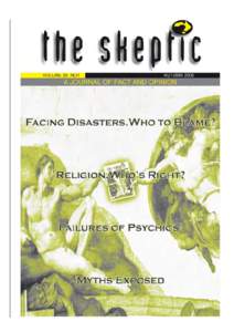 the Skeptic - Volume 25 Number 1
