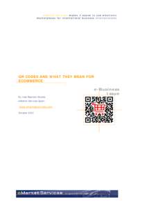 Technology / QR code / Scanlife / Wireless / Mobile tagging / Windows Live Barcode / Barcodes / Automatic identification and data capture / Encodings