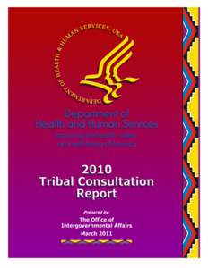 2  Prepared by The Office of Intergovernmental Affairs United States Department of Health and Human Services