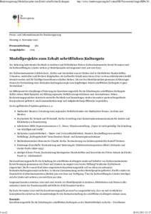 Bundesregierung | Modellprojekte zum Erhalt schriftlichen Kulturguts