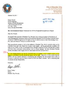 City of Boulder City 401 CALIFORNIA AVENUE BOULDER CITY, NEVADA[removed]Mailing Address P.O BOX[removed]BOULDER CITY, NEVADA[removed]