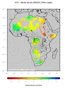 AFR − Mantle density SMEAN (790km depth)  40˚ 0