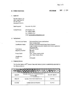 Humerus fracture / Upper extremity of humerus / Medical device / Humerus / Center for Devices and Radiological Health / Premarket approval / Nonunion / Bone / Federal Food /  Drug /  and Cosmetic Act / Medicine / Food and Drug Administration / Bone fractures