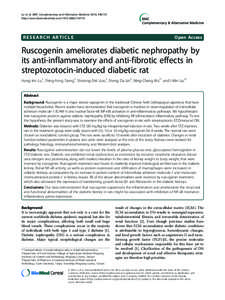 Lu et al. BMC Complementary and Alternative Medicine 2014, 14:110 http://www.biomedcentral.com[removed] RESEARCH ARTICLE  Open Access