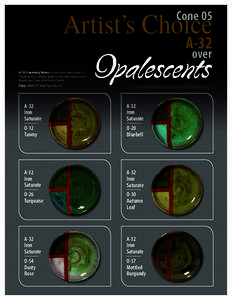 Cone 05  A-32 over  A-32 Layering Notes: Apply two base coats of