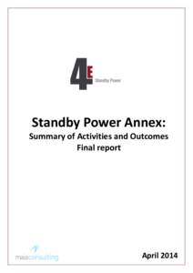    	
   Standby	
  Power	
  Annex:	
  