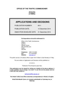 APPLICATIONS AND DECISIONS