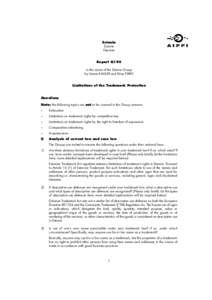 Marketing / Intellectual property law / Identification / Trademark / Unregistered trade mark / Confusing similarity / Trademark distinctiveness / Generic trademark / Trademark law / Brand management / Product management