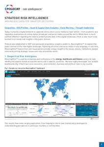 Actuarial science / Political risk / Dashboard / Risk / Responsible Research / Management / Business / Ethics