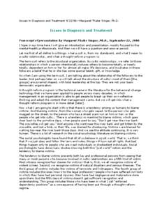 Margaret Singer / Exit counseling / Sociological classifications of religious movements / Large-group awareness training / Cults in Our Midst / Anti-cult movement / Cults / Religion / Disengagement from religion