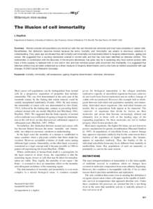 British Journal of Cancer), 841–846 © 2000 Cancer Research Campaign doi: bjoc, available online at http://www.idealibrary.com on Millennium mini-review