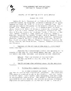 MINUTES OF THE MEETING OF THE BOARD MEMBERS , August 2008
