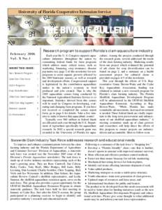 Bivalve Bulletin February 2006.pub