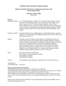 Microsoft Word - School Council Minutes - April 16, 2009.doc