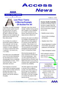 Acce ss New s AAA Access Audits Australia disability access