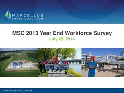 MSC 2013 Year End Workforce Survey July 29, 2014 1 | MARCELLUS SHALE COALITION  % Distribution of New Hires in 2013