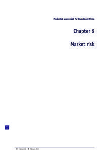 Prudential sourcebook for Investment Firms  Chapter 6 Market risk  PAGE