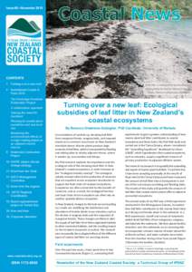 Issue 60 • NovemberCONTENTS 1  Turning over a new leaf
