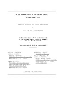 ______________________________________________________________ ______________________________________________________________ IN THE SUPREME COURT OF THE UNITED STATES OCTOBER TERM, 1991 __________