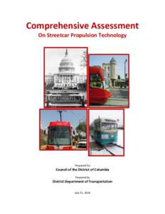 Comprehensive Assessment On Streetcar Propulsion Technology Prepared for  Council of the District of Columbia