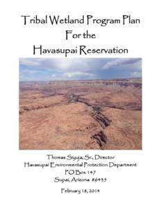 Grand Canyon / Havasupai people / Supai /  Arizona / Wetland / Havasu Creek / Hualapai people / Clean Water Act / United States Environmental Protection Agency / Stormwater / Native American tribes in Arizona / Environment / Arizona