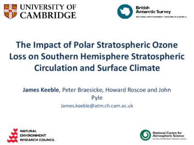 Atmosphere / Ozone depletion / Oxygen / Atmospheric dynamics / Ozone layer / Tropopause / Stratosphere / Polar vortex / Ozone / Atmospheric sciences / Meteorology / Earth