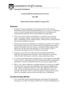 Microsoft Word - ComSecReportFromCOL_2009_FINAL.doc
