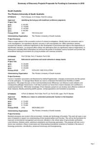 Education in Australia / Oceania / Australia / Australian and New Zealand Standard Research Classification / Research / Flinders University