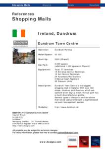 Microsoft Word - References - Shopping_Irland_Dundrum_Dundrum Town Center_en.doc