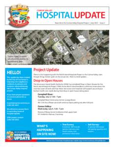 COMOX VALLEY  HOSPITALUPDATE News from the Comox Valley Hospital Project  Queneesh