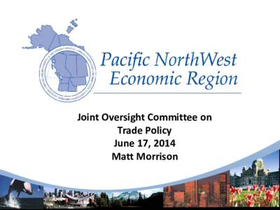 Joint Oversight Committee on Trade Policy June 17, 2014 Matt Morrison  • Industry Co-Chair, and Government Co-Chair