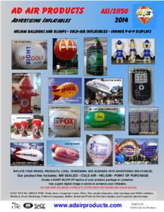 Ad Air Products  ASI[removed]ADVERTISING INFLATABLES