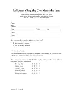 Microsoft Word - Leif Ericson Viking Ship Crew Membership Form.doc