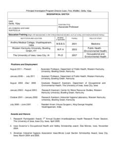 Oak Ridge Associated Universities / States of the United States / Association of Public and Land-Grant Universities / Occupational safety and health / Occupational hygiene / Western Kentucky University / Warren County /  Kentucky / Environmental health / University of Iowa / Health / Kentucky / Bowling Green metropolitan area