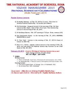 Microsoft Word - National Sc Day 2015 programme