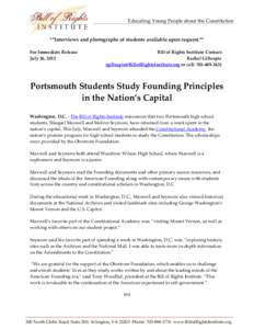 Microsoft Word - PORTSMOUTH_post_ConAcad_Release.docx