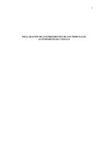 Las instituciones autonómicas de control cumplen 25 años, desde que la primera de ellas (la Cámara de Comptos de Navarra) se puso en marcha