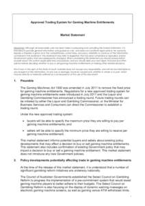 Slot machine / Adelaide Casino / Gaming control board / Gaming / Gaming computer / Isle of Man Gambling Supervision Commission / Slot machines by country / Gambling / Gambling regulation / Entertainment