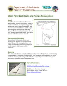       Steck Park Boat Docks and Ramps Replacement Need
